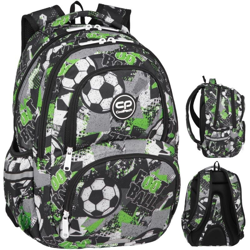 szkolne plecaki z piłką nożną coolpack